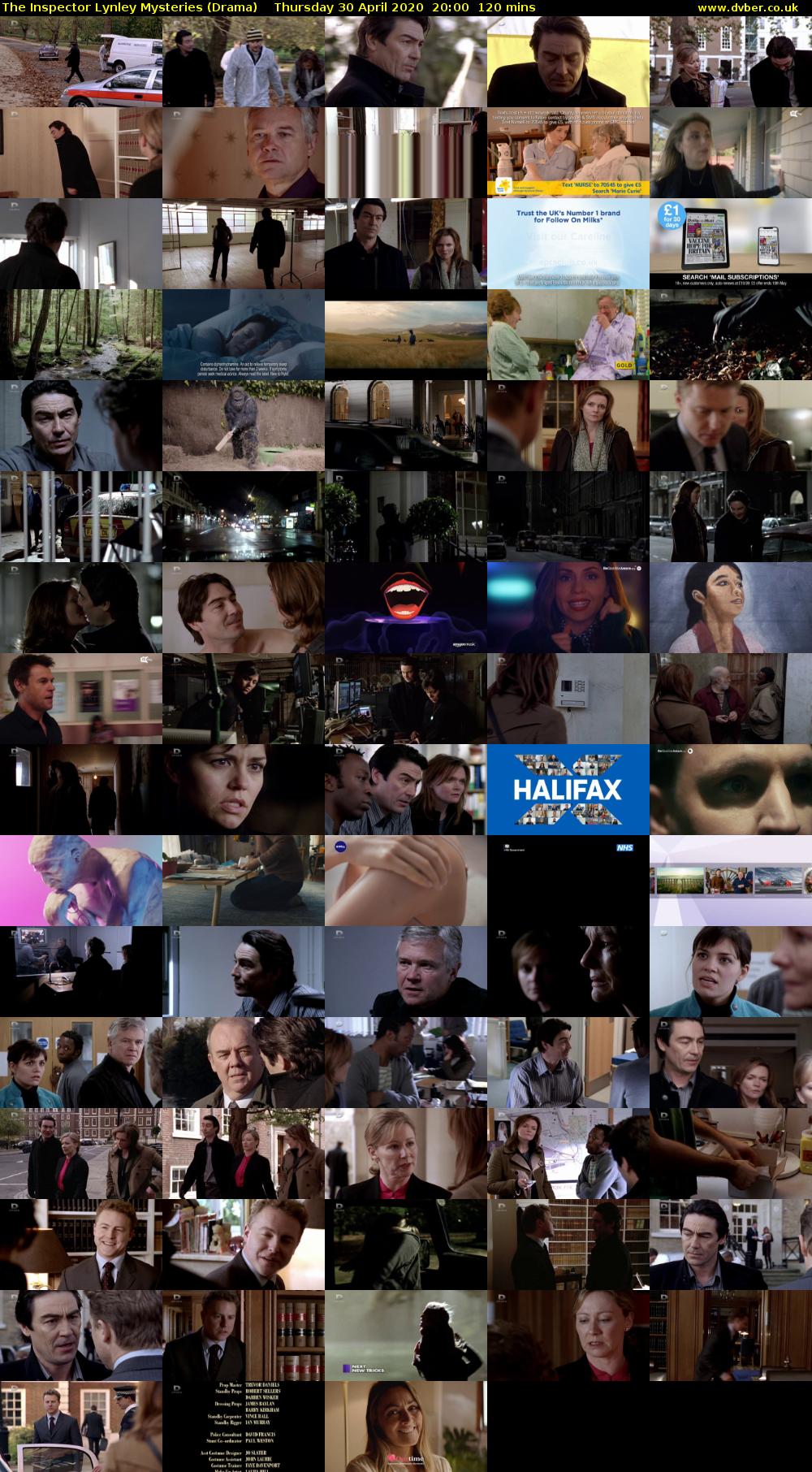 The Inspector Lynley Mysteries (Drama) Thursday 30 April 2020 20:00 - 22:00