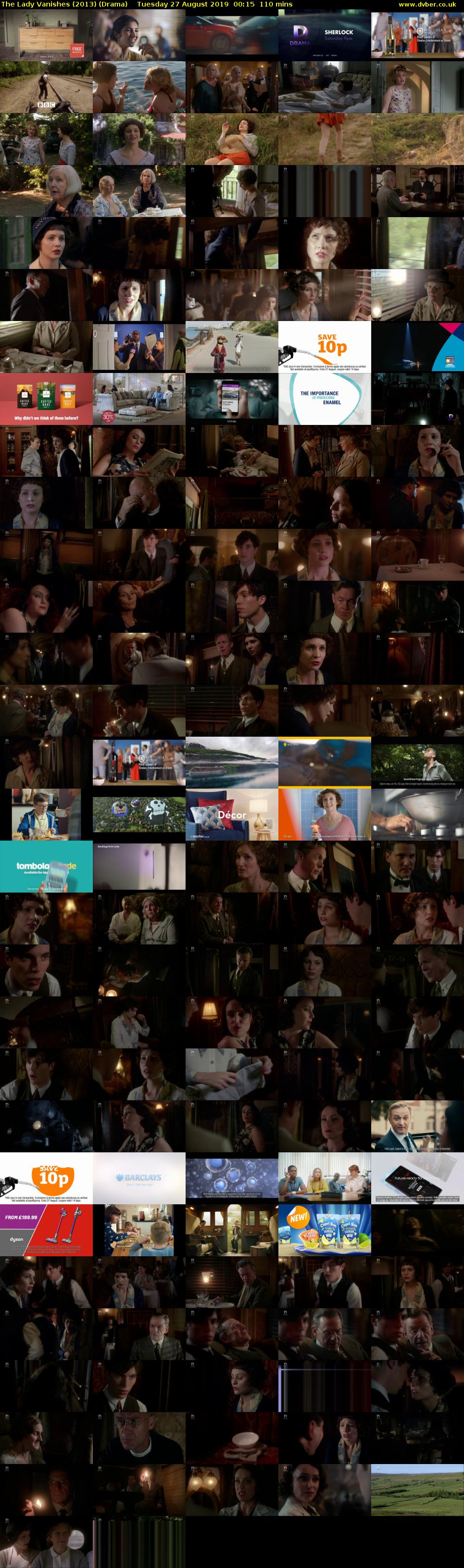 The Lady Vanishes (2013) (Drama) Tuesday 27 August 2019 00:15 - 02:05