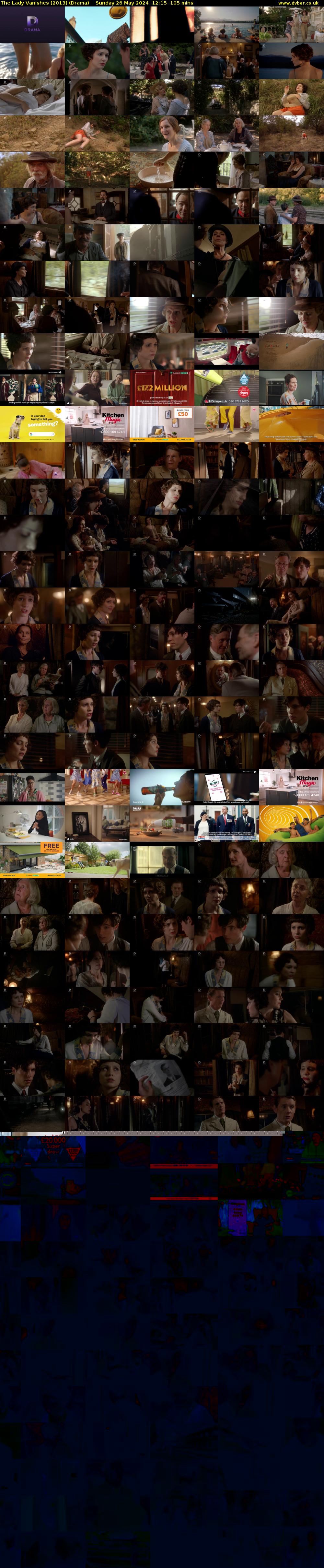 The Lady Vanishes (2013) (Drama) Sunday 26 May 2024 12:15 - 14:00