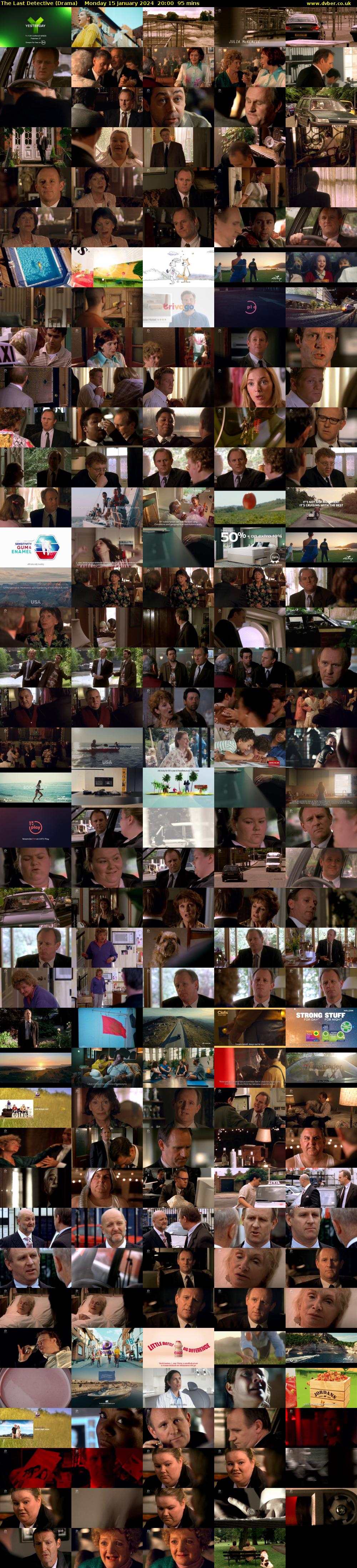 The Last Detective (Drama) Monday 15 January 2024 20:00 - 21:35