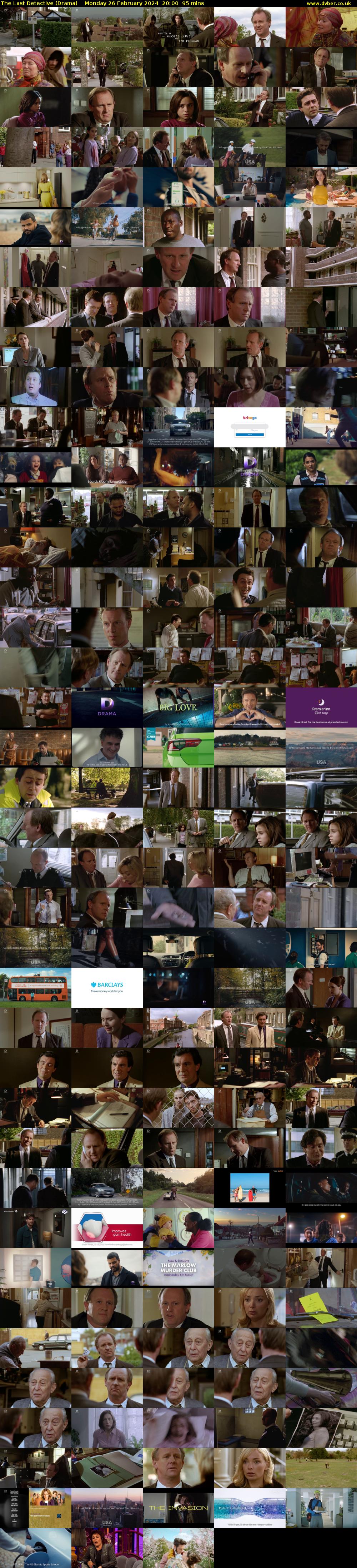 The Last Detective (Drama) Monday 26 February 2024 20:00 - 21:35