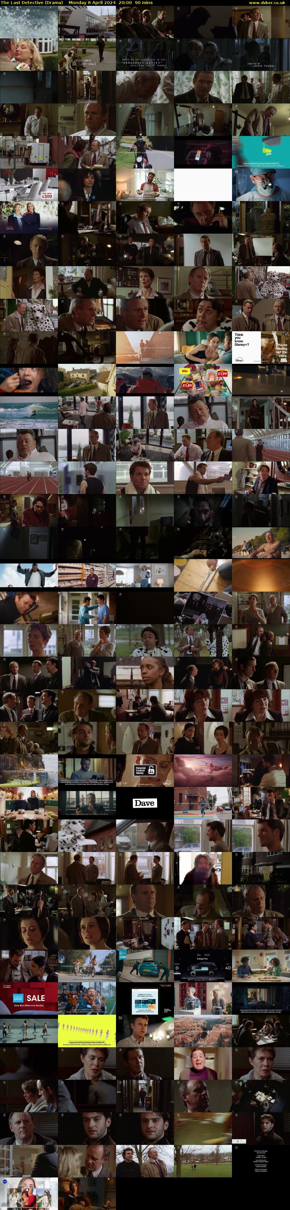 The Last Detective (Drama) Monday 8 April 2024 20:00 - 21:30