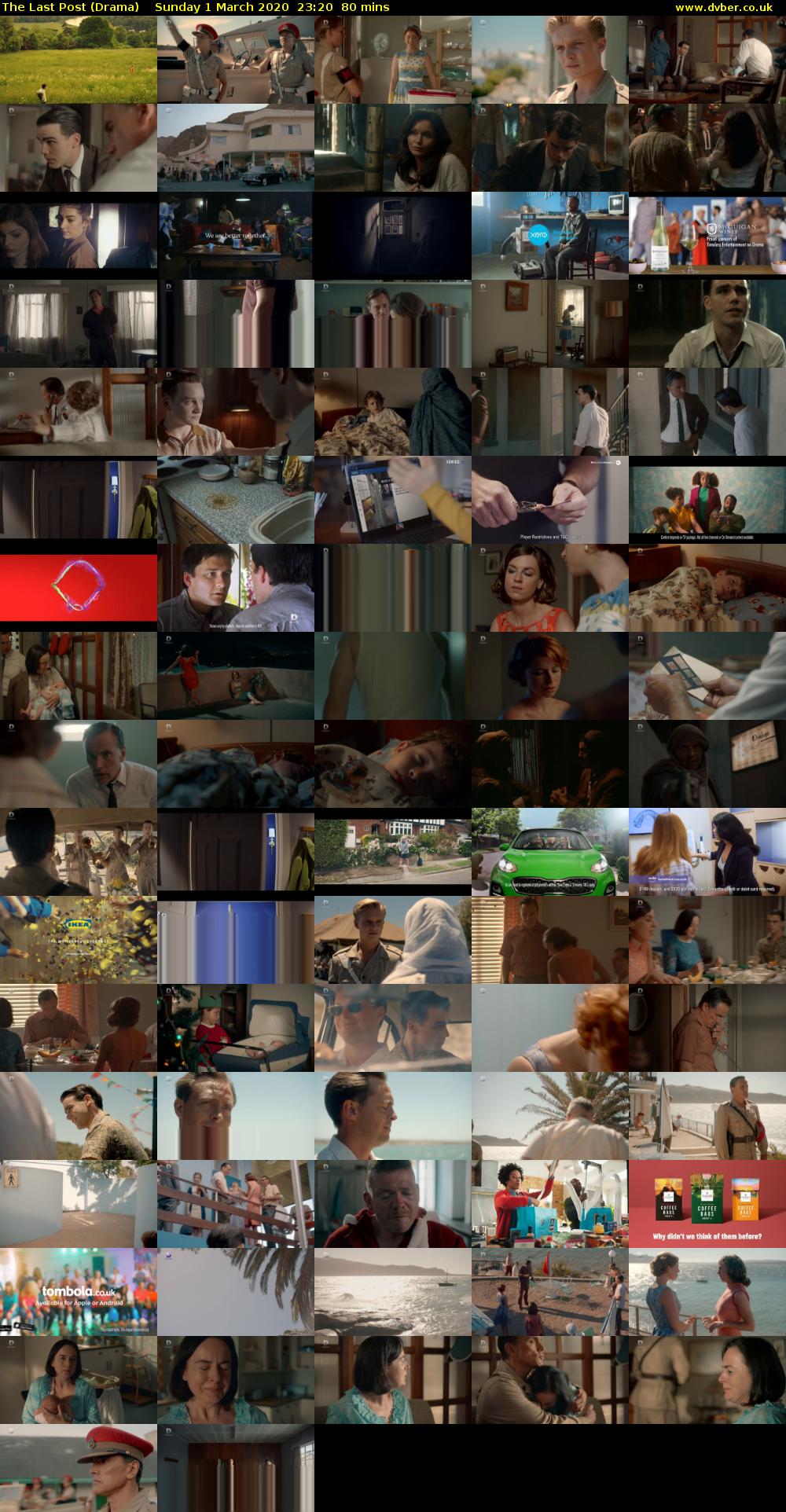 The Last Post (Drama) Sunday 1 March 2020 23:20 - 00:40
