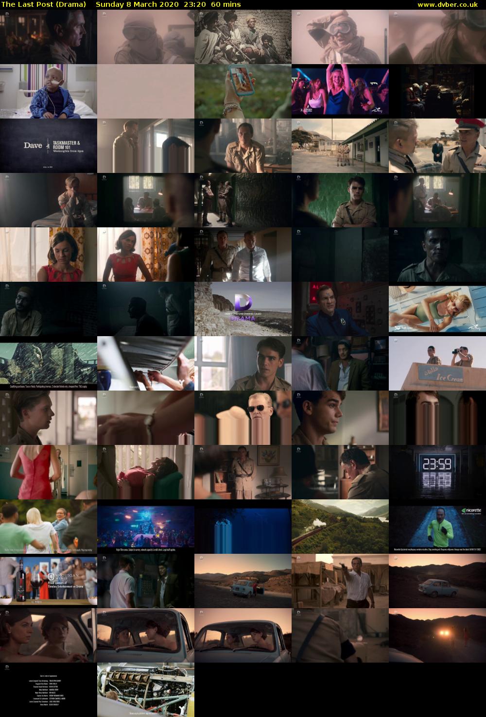 The Last Post (Drama) Sunday 8 March 2020 23:20 - 00:20