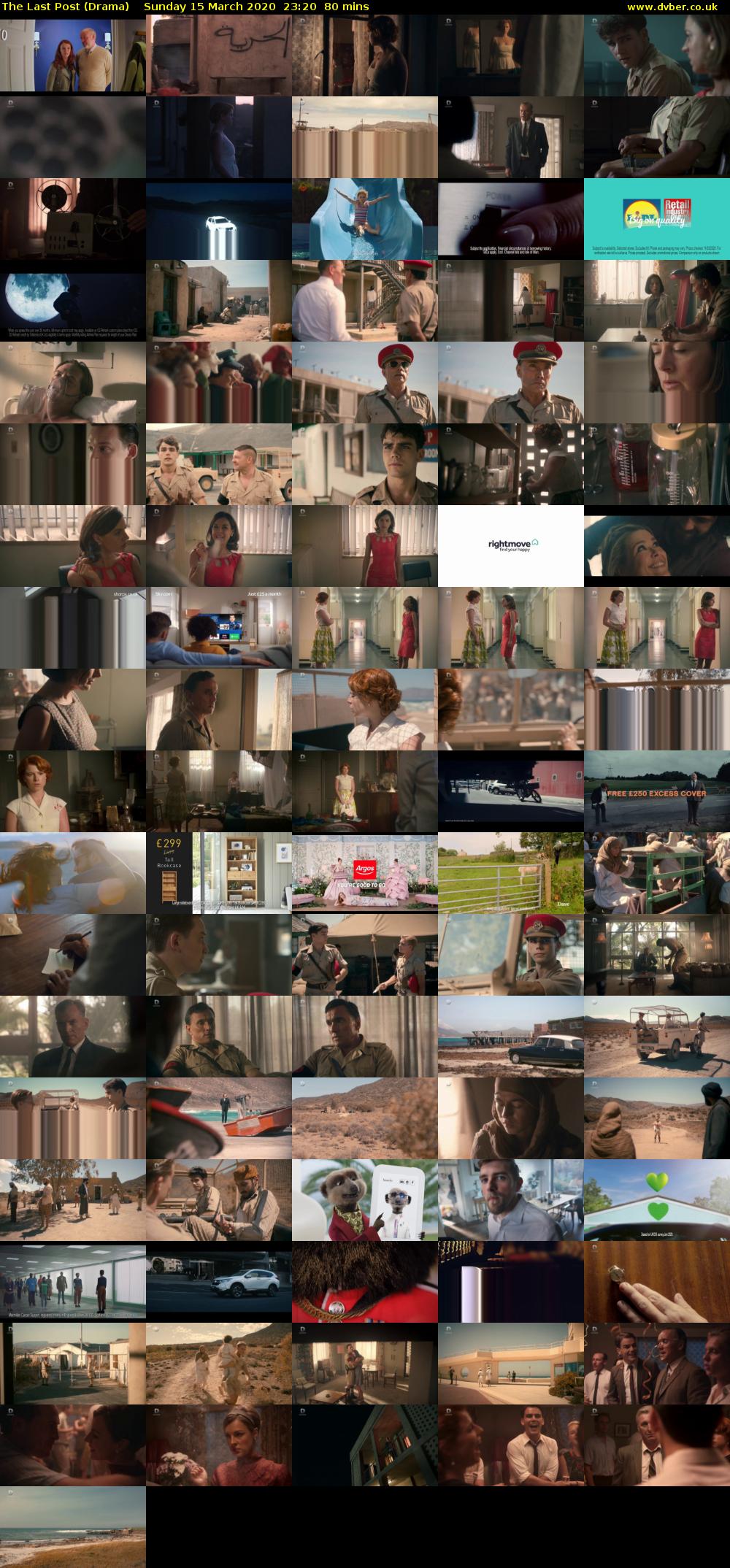 The Last Post (Drama) Sunday 15 March 2020 23:20 - 00:40