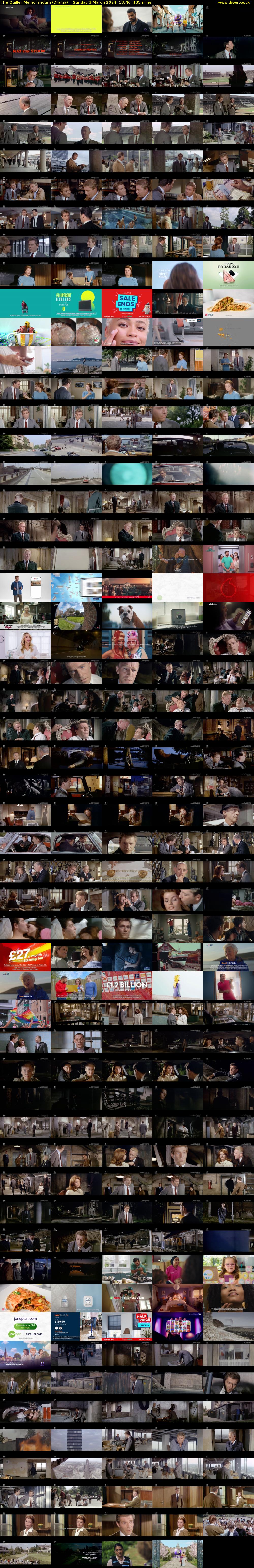 The Quiller Memorandum (Drama) Sunday 3 March 2024 13:40 - 15:55