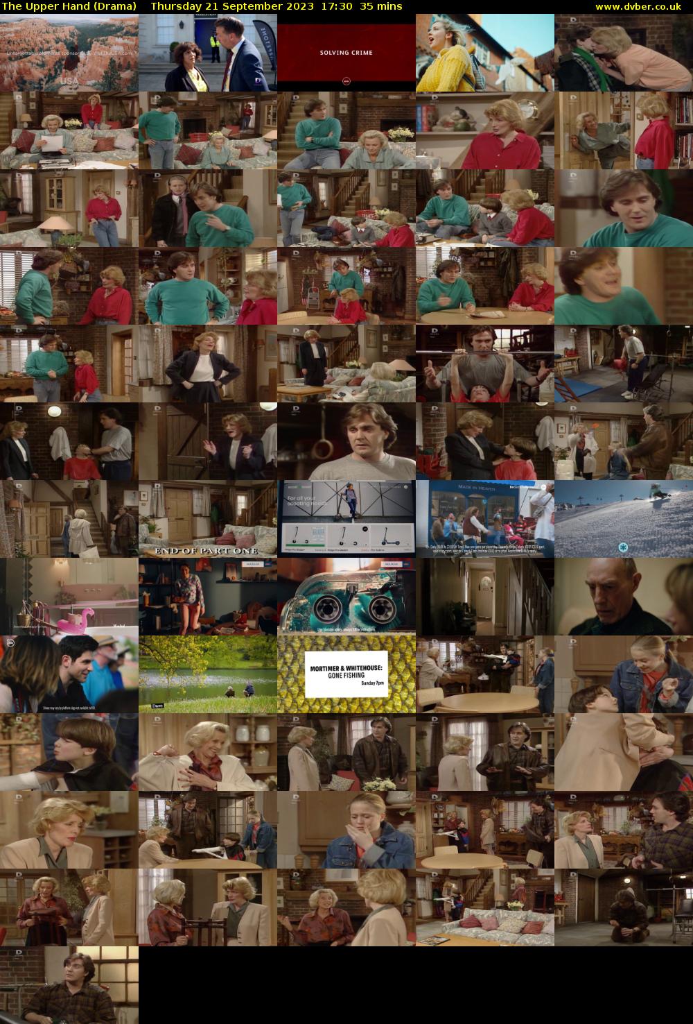The Upper Hand (Drama) Thursday 21 September 2023 17:30 - 18:05