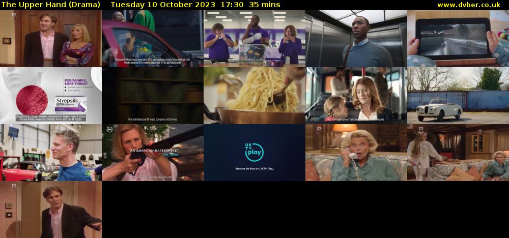 The Upper Hand (Drama) Tuesday 10 October 2023 17:30 - 18:05
