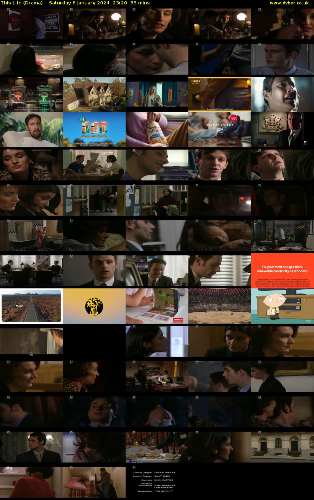 This Life (Drama) Saturday 6 January 2024 23:20 - 00:15