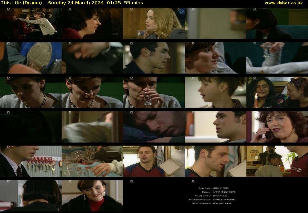 This Life (Drama) Sunday 24 March 2024 01:25 - 02:20