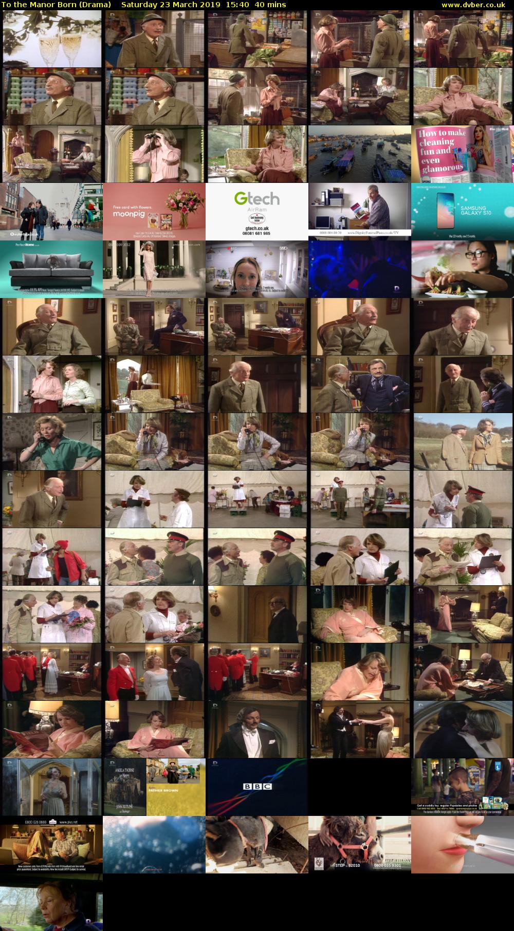 To the Manor Born (Drama) Saturday 23 March 2019 15:40 - 16:20