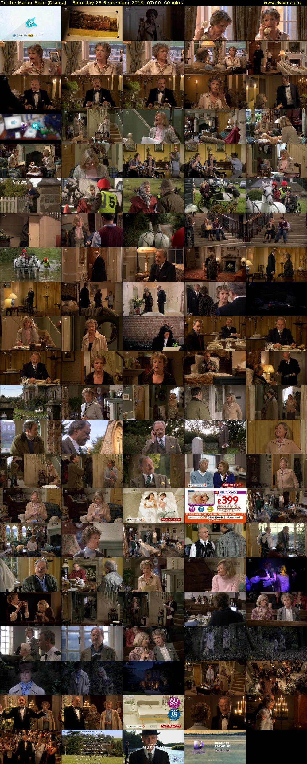To the Manor Born (Drama) Saturday 28 September 2019 07:00 - 08:00