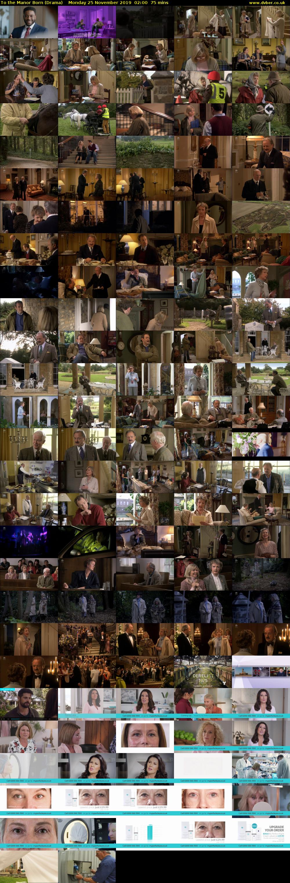 To the Manor Born (Drama) Monday 25 November 2019 02:00 - 03:15