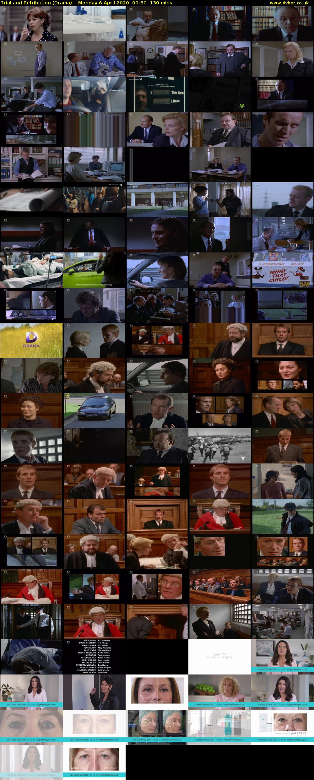 Trial and Retribution (Drama) Monday 6 April 2020 00:50 - 03:00