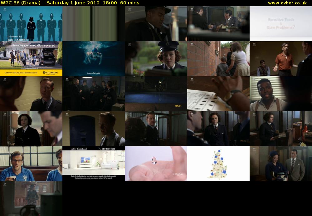 WPC 56 (Drama) Saturday 1 June 2019 18:00 - 19:00