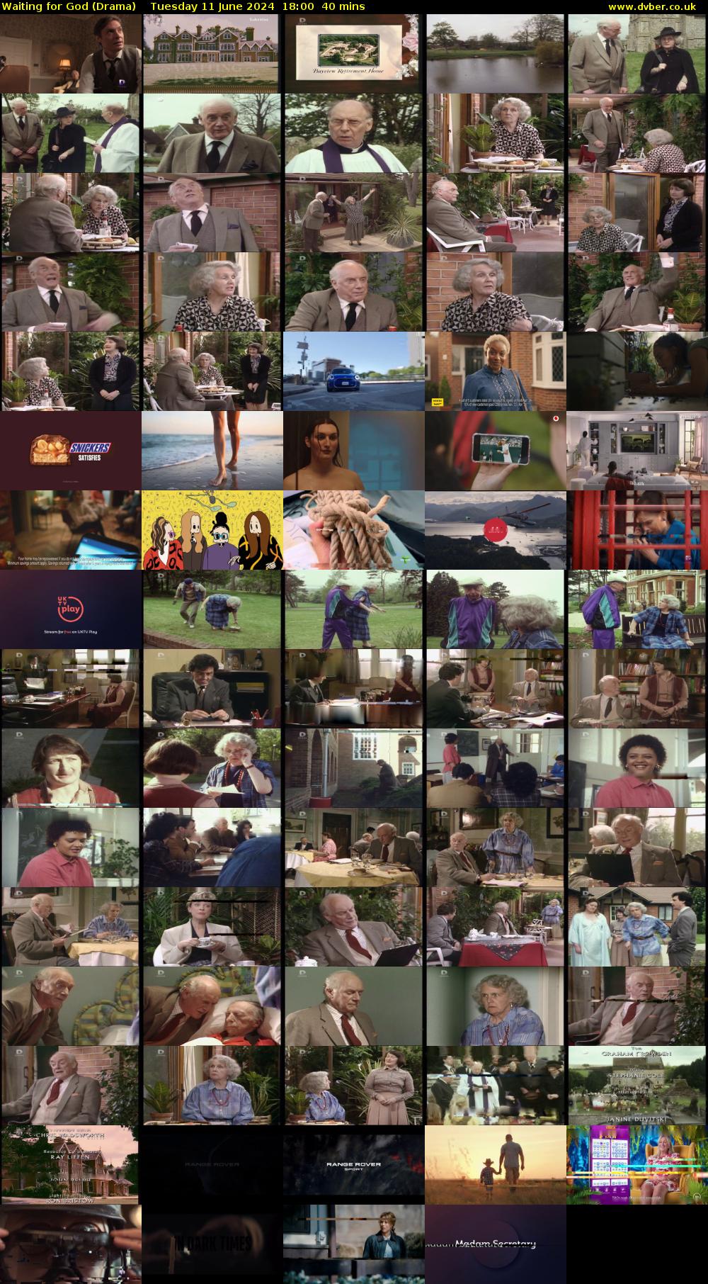 Waiting for God (Drama) Tuesday 11 June 2024 18:00 - 18:40