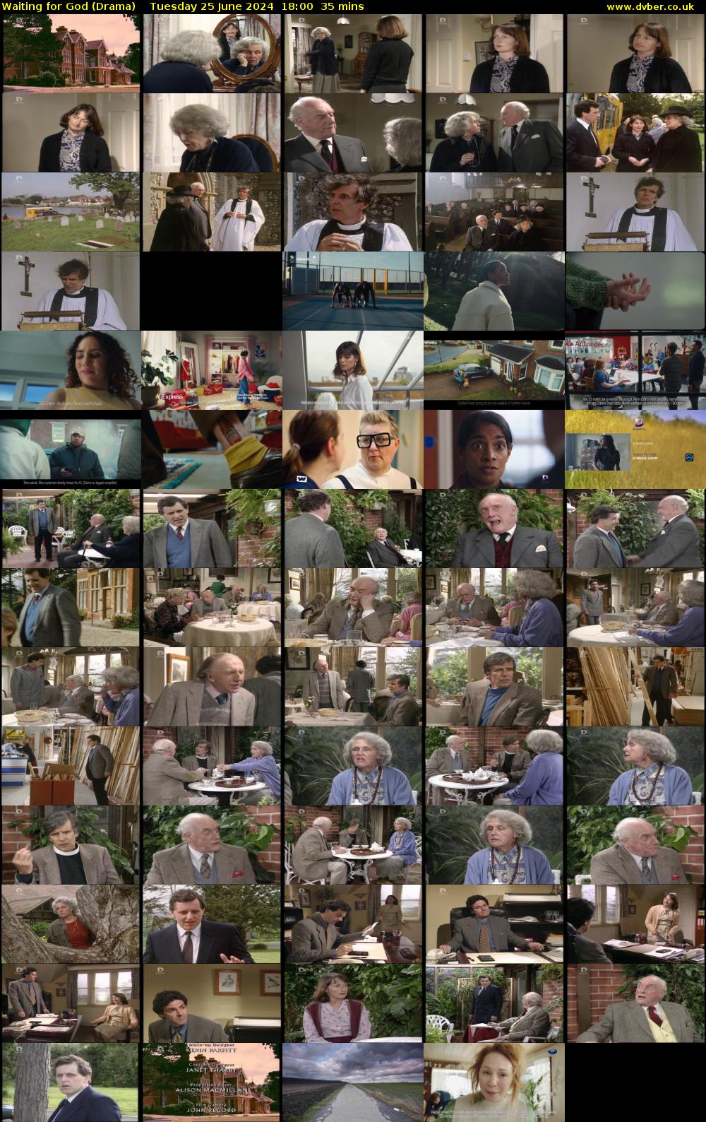Waiting for God (Drama) Tuesday 25 June 2024 18:00 - 18:35
