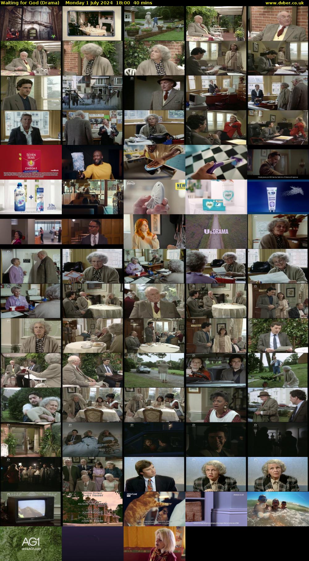 Waiting for God (Drama) Monday 1 July 2024 18:00 - 18:40