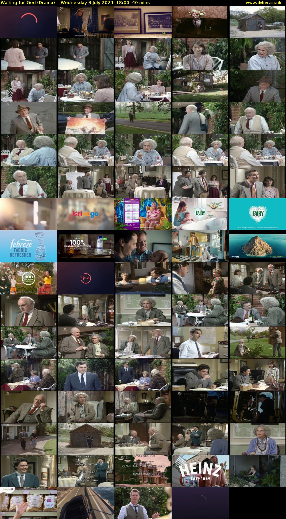 Waiting for God (Drama) Wednesday 3 July 2024 18:00 - 18:40