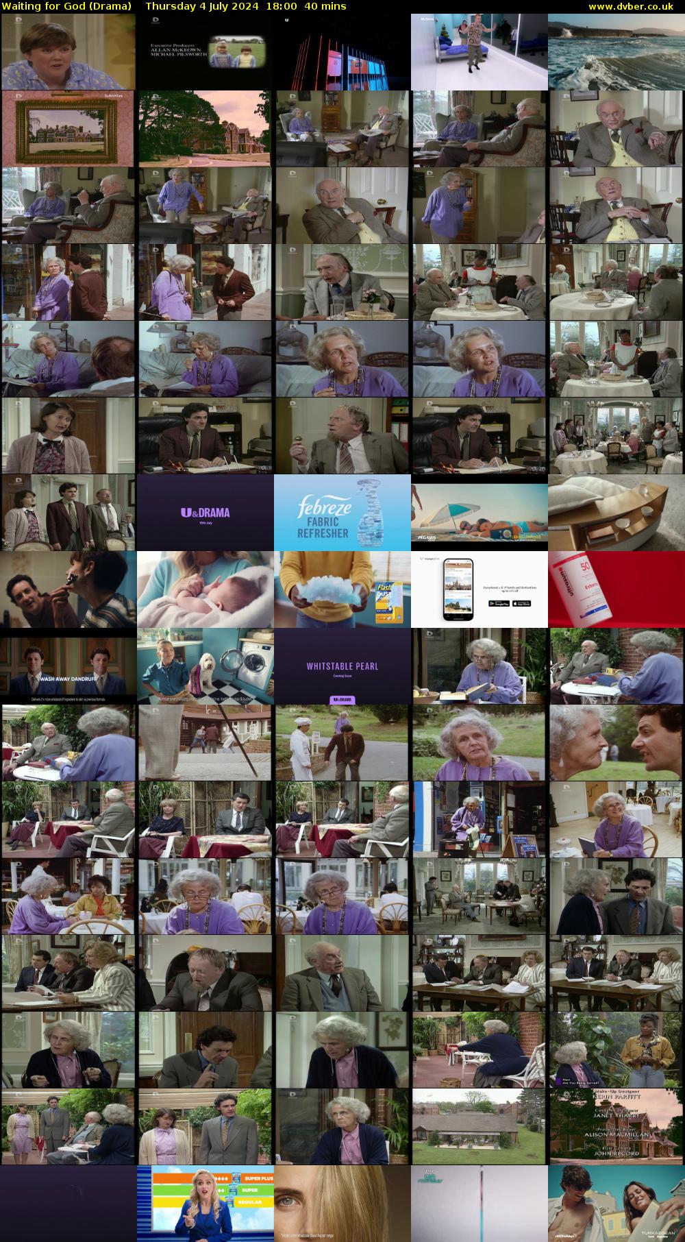 Waiting for God (Drama) Thursday 4 July 2024 18:00 - 18:40