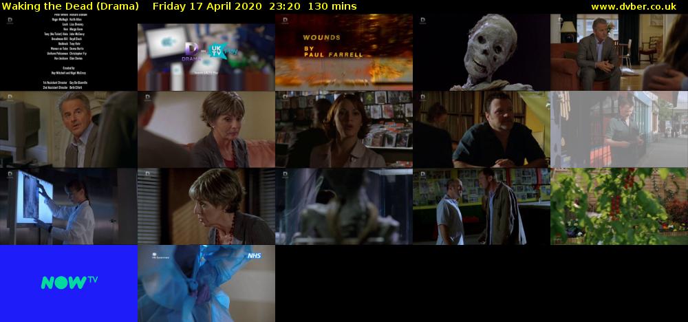 Waking the Dead (Drama) Friday 17 April 2020 23:20 - 01:30