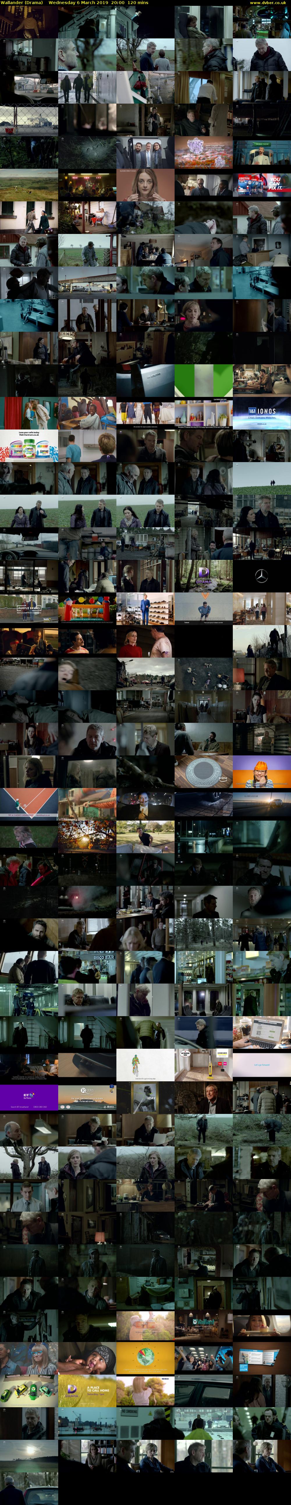 Wallander (Drama) Wednesday 6 March 2019 20:00 - 22:00