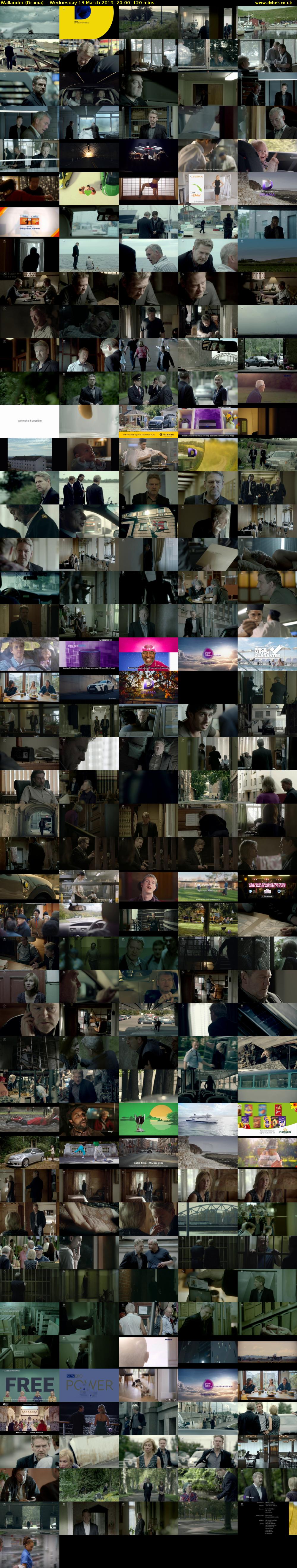 Wallander (Drama) Wednesday 13 March 2019 20:00 - 22:00