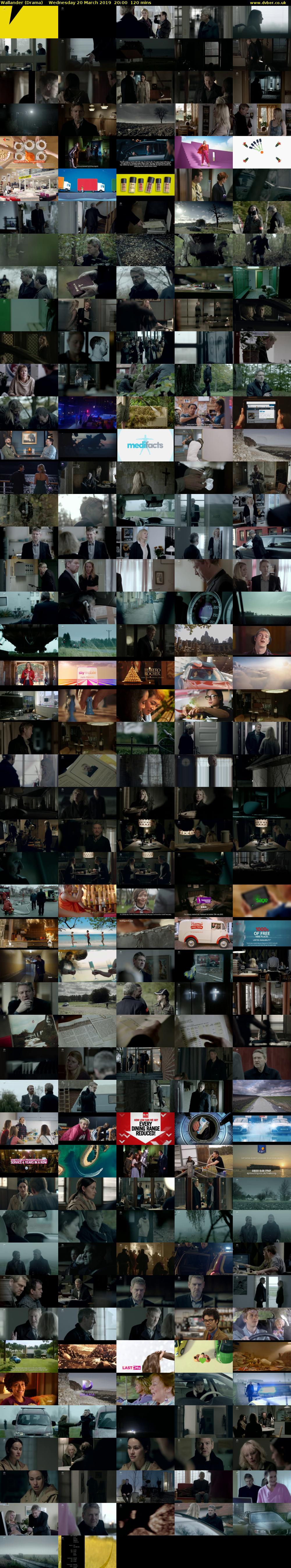 Wallander (Drama) Wednesday 20 March 2019 20:00 - 22:00