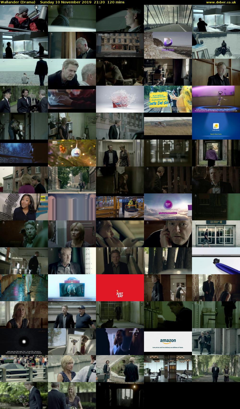 Wallander (Drama) Sunday 10 November 2019 21:20 - 23:20