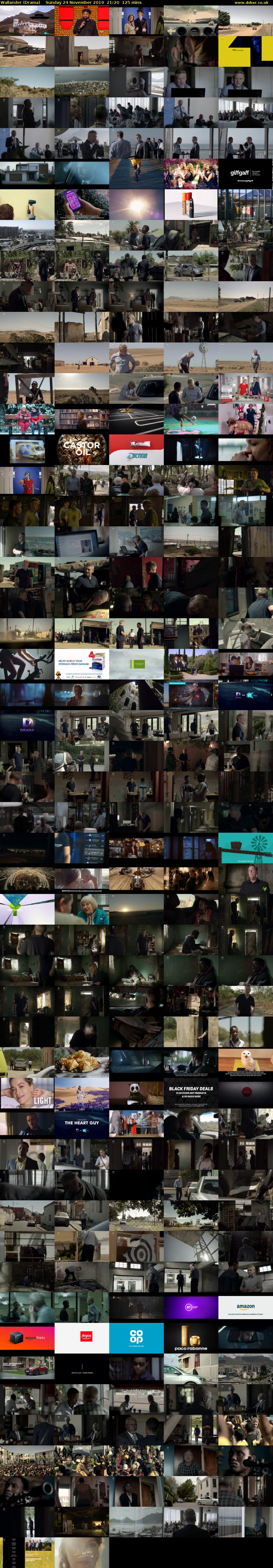 Wallander (Drama) Sunday 24 November 2019 21:20 - 23:25