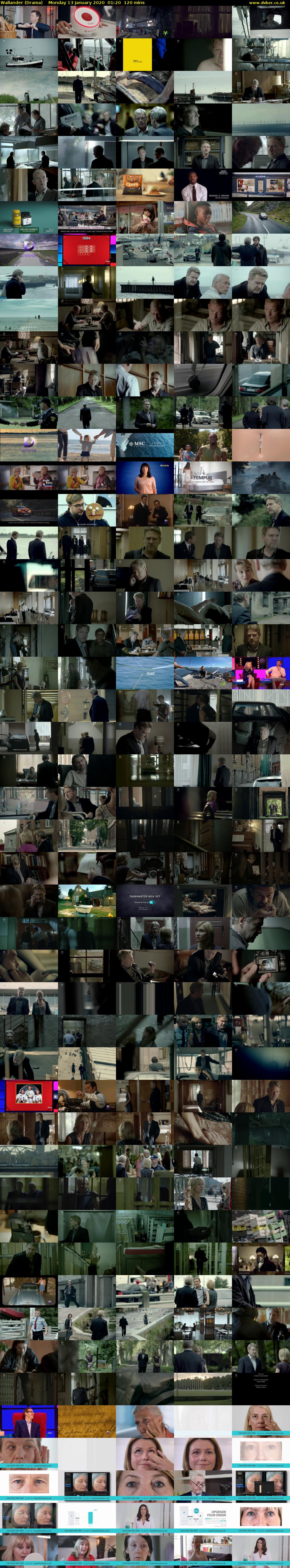 Wallander (Drama) Monday 13 January 2020 01:20 - 03:20