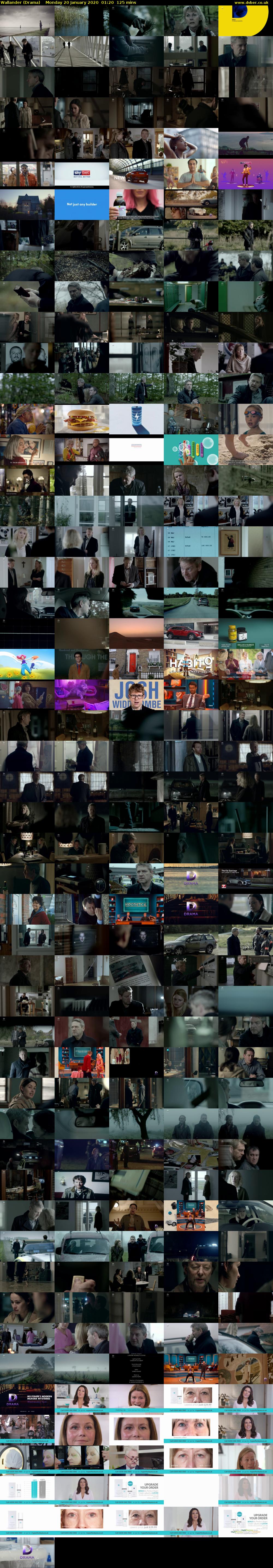 Wallander (Drama) Monday 20 January 2020 01:20 - 03:25
