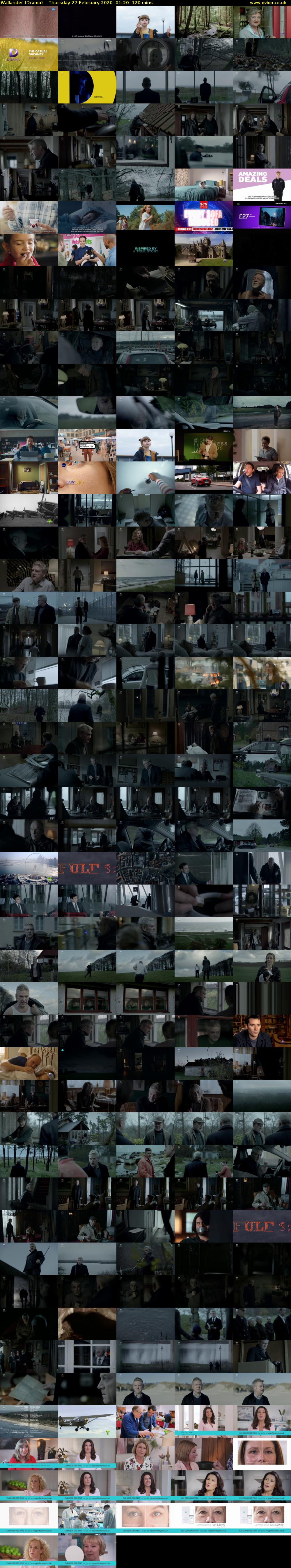 Wallander (Drama) Thursday 27 February 2020 01:20 - 03:20