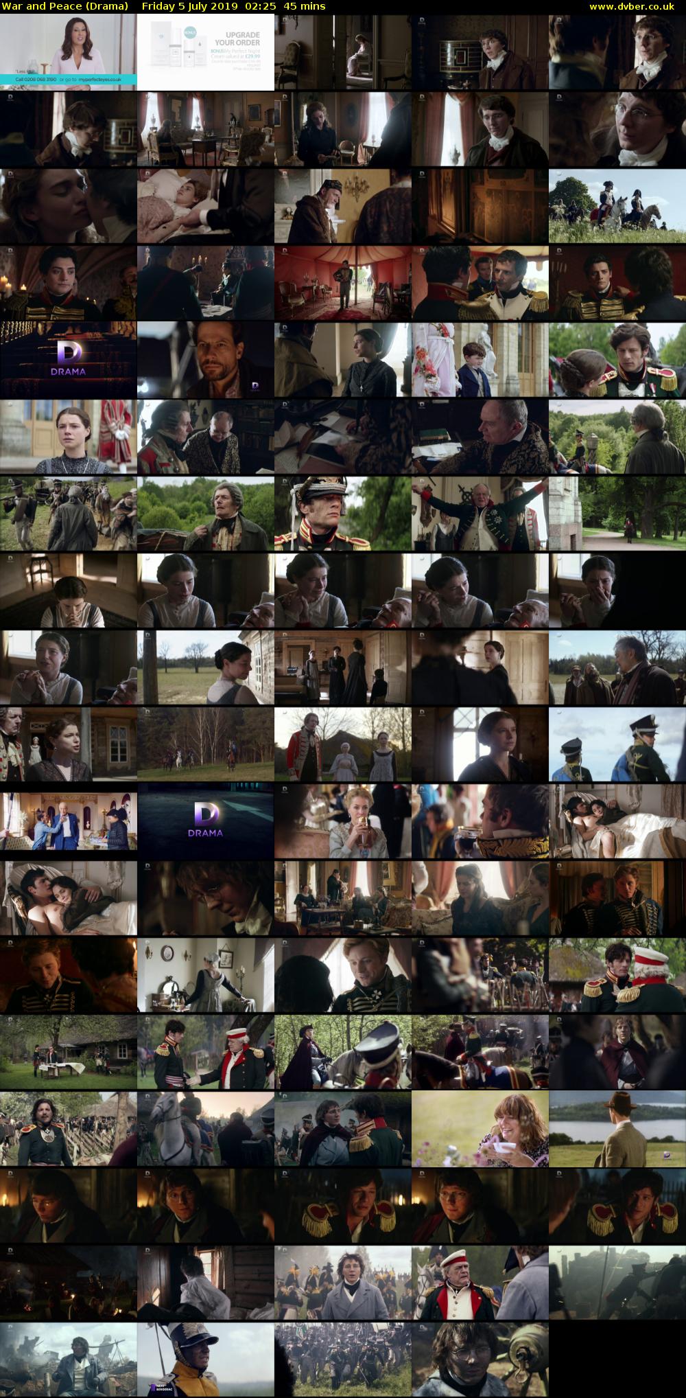 War and Peace (Drama) Friday 5 July 2019 02:25 - 03:10