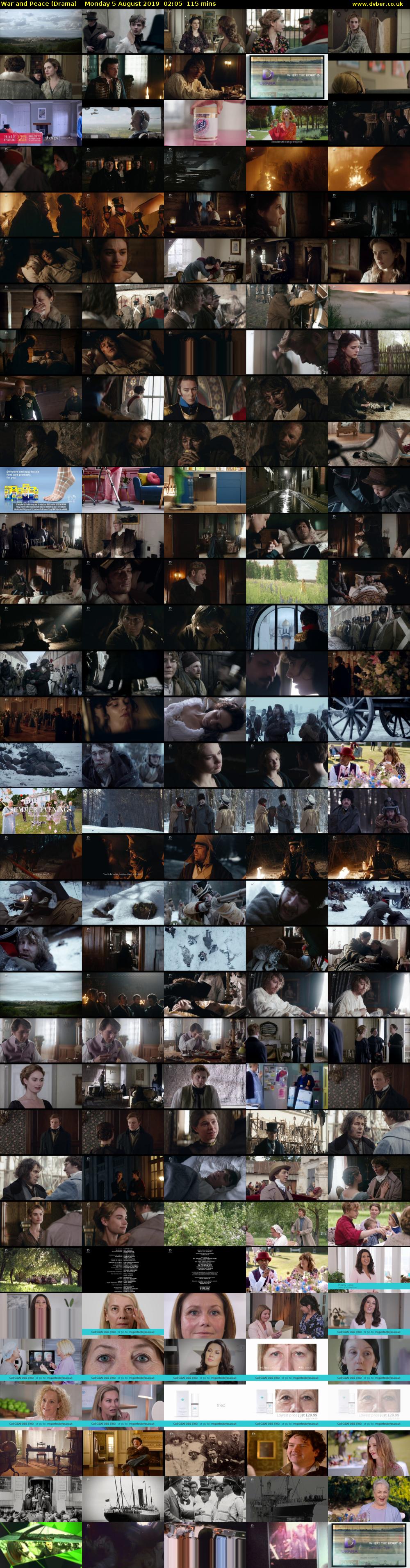 War and Peace (Drama) Monday 5 August 2019 02:05 - 04:00