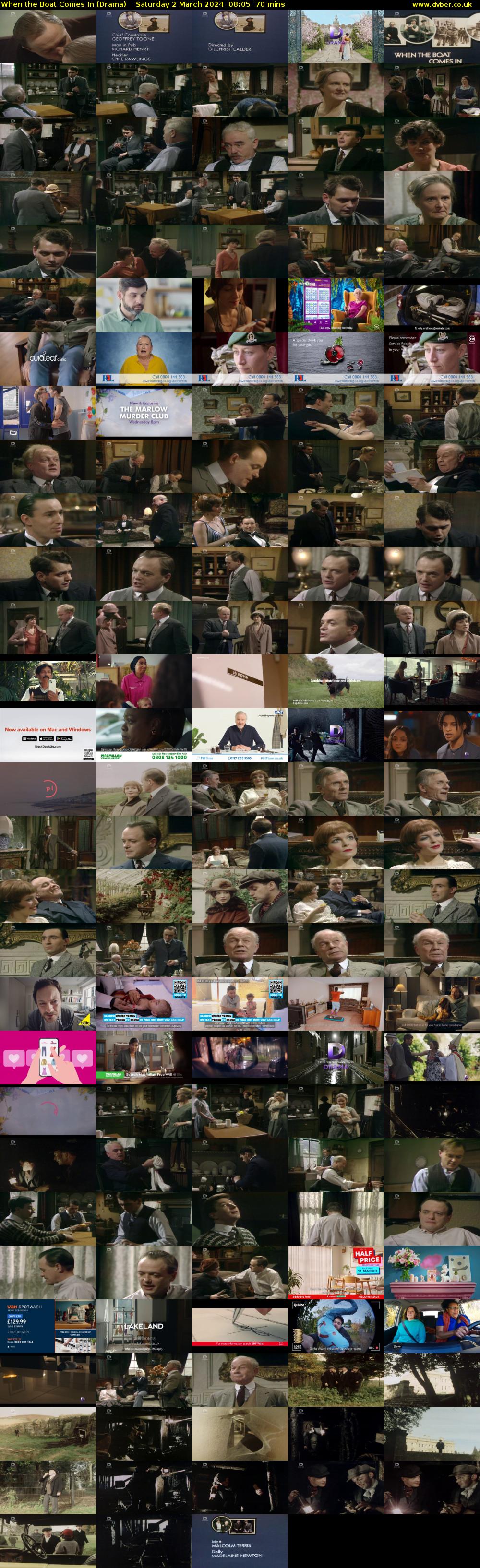 When the Boat Comes In (Drama) Saturday 2 March 2024 08:05 - 09:15