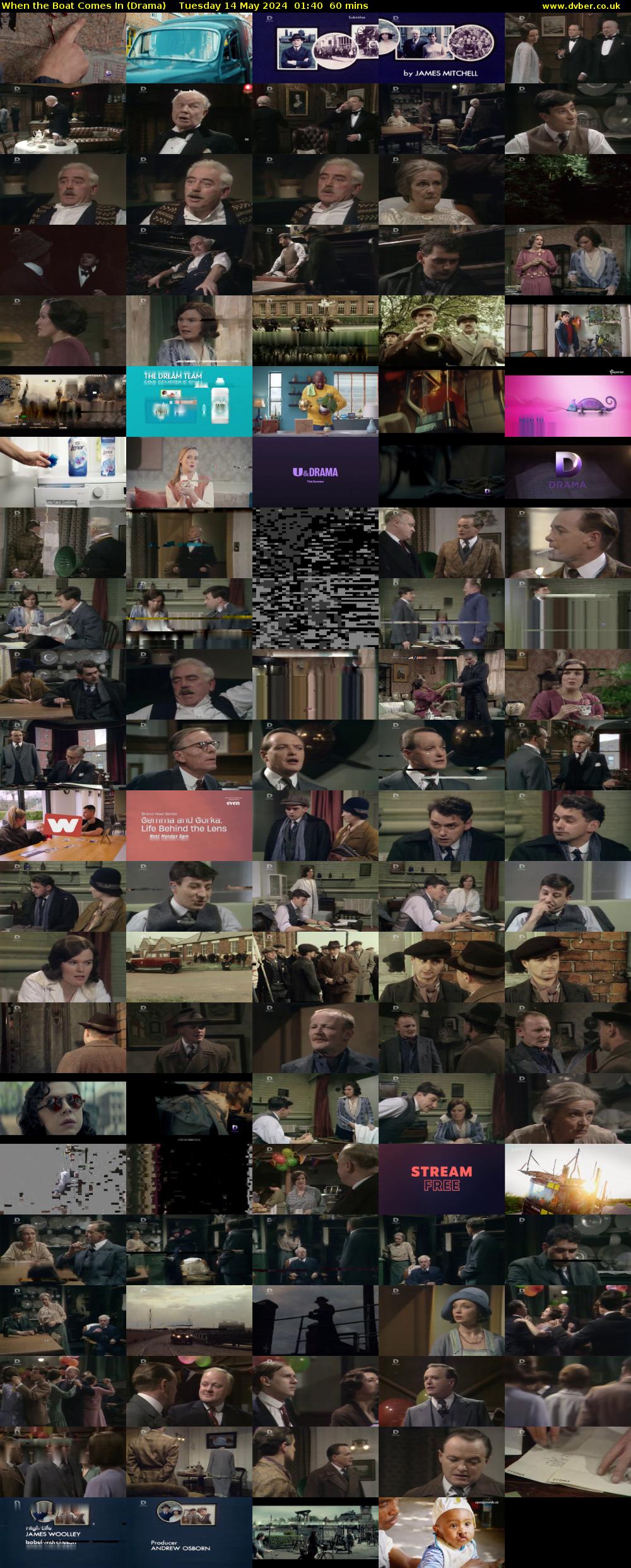 When the Boat Comes In (Drama) Tuesday 14 May 2024 01:40 - 02:40