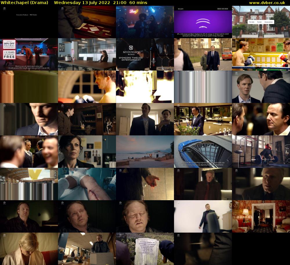 Whitechapel (Drama) Wednesday 13 July 2022 21:00 - 22:00