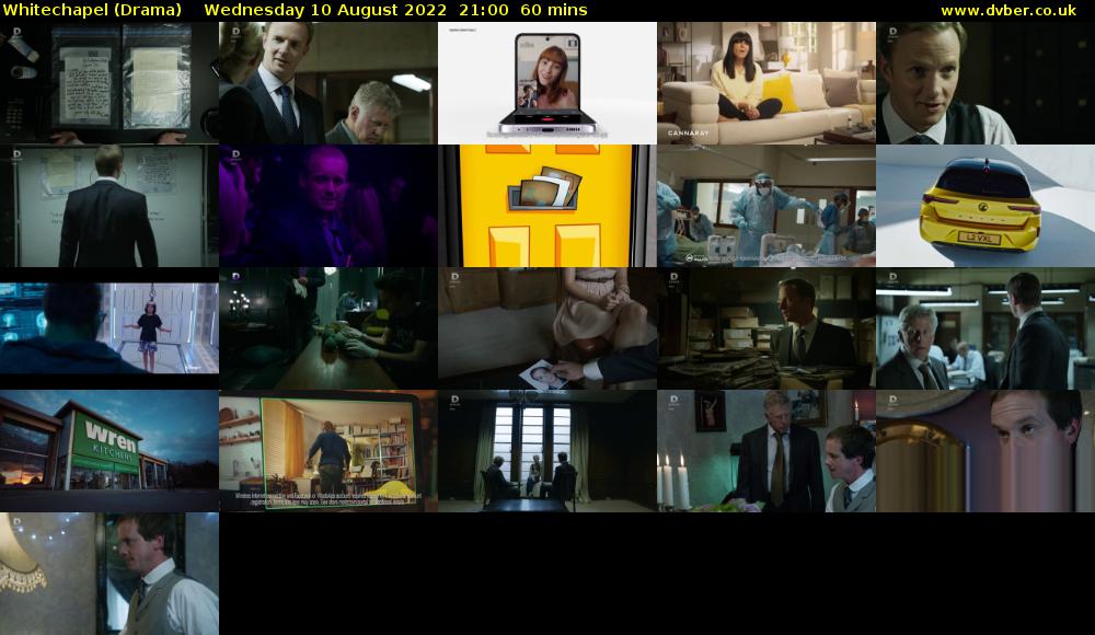 Whitechapel (Drama) Wednesday 10 August 2022 21:00 - 22:00