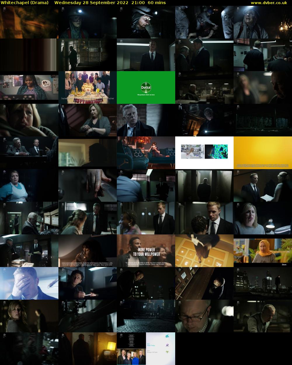 Whitechapel (Drama) Wednesday 28 September 2022 21:00 - 22:00