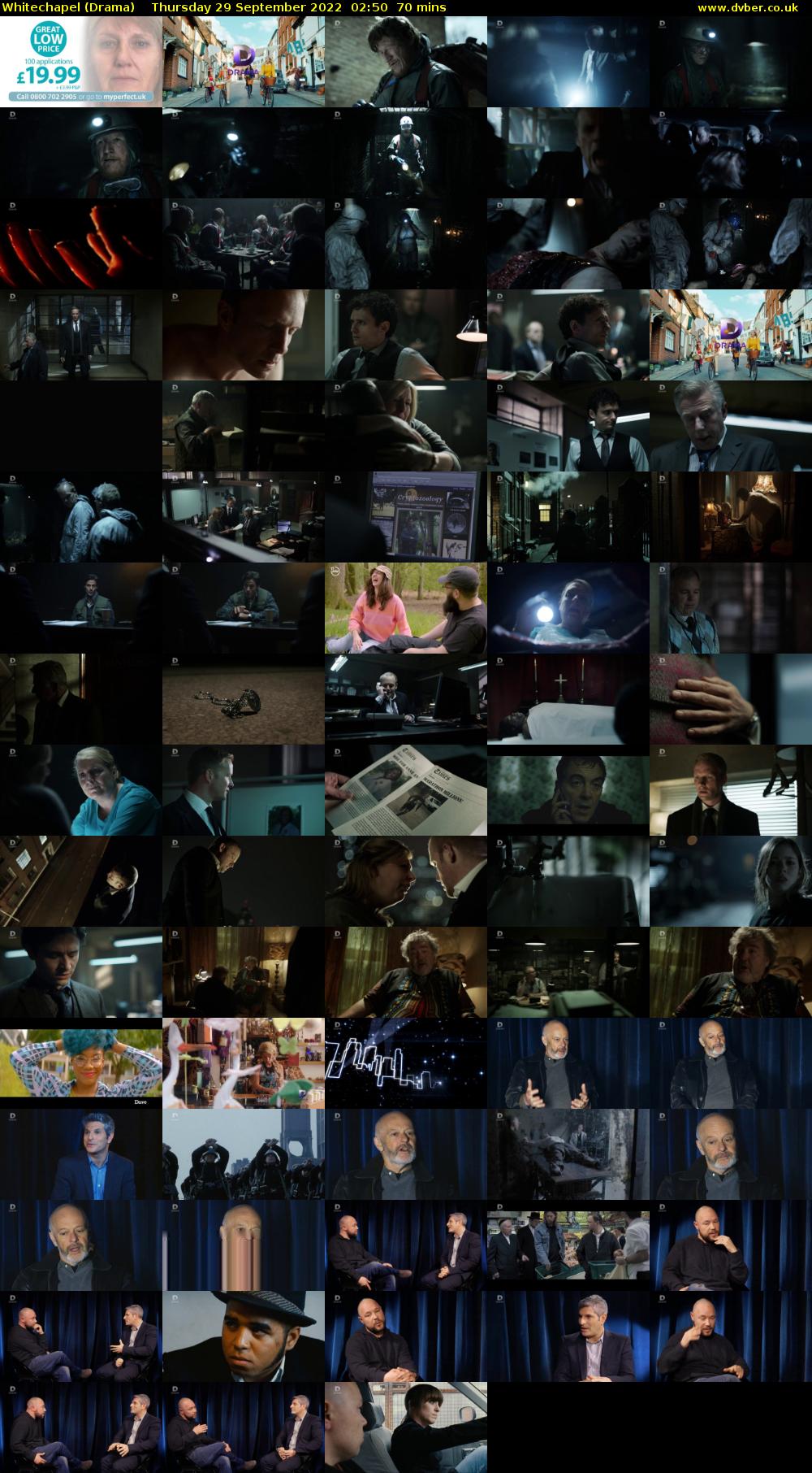 Whitechapel (Drama) Thursday 29 September 2022 02:50 - 04:00