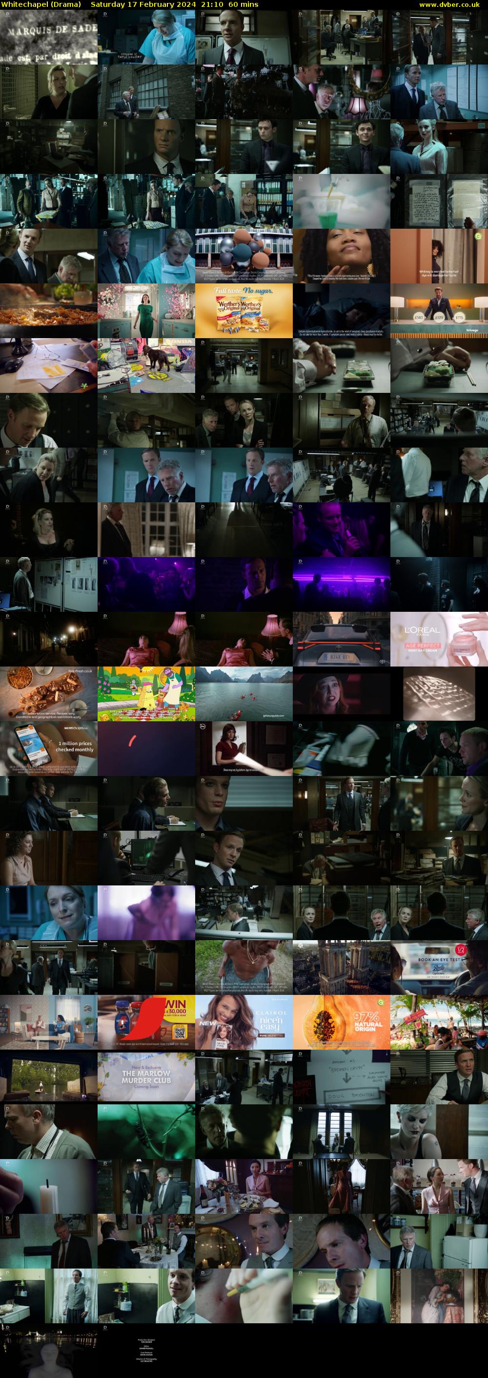 Whitechapel (Drama) Saturday 17 February 2024 21:10 - 22:10