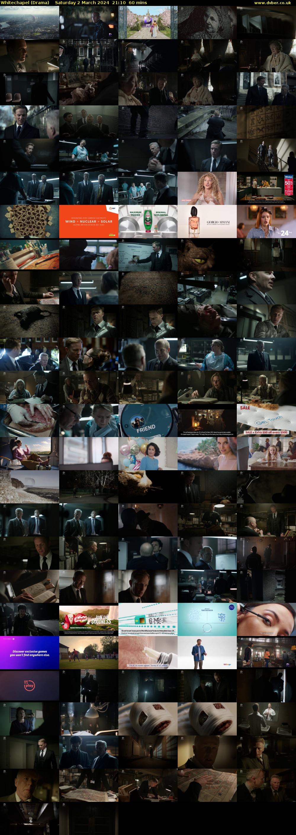 Whitechapel (Drama) Saturday 2 March 2024 21:10 - 22:10