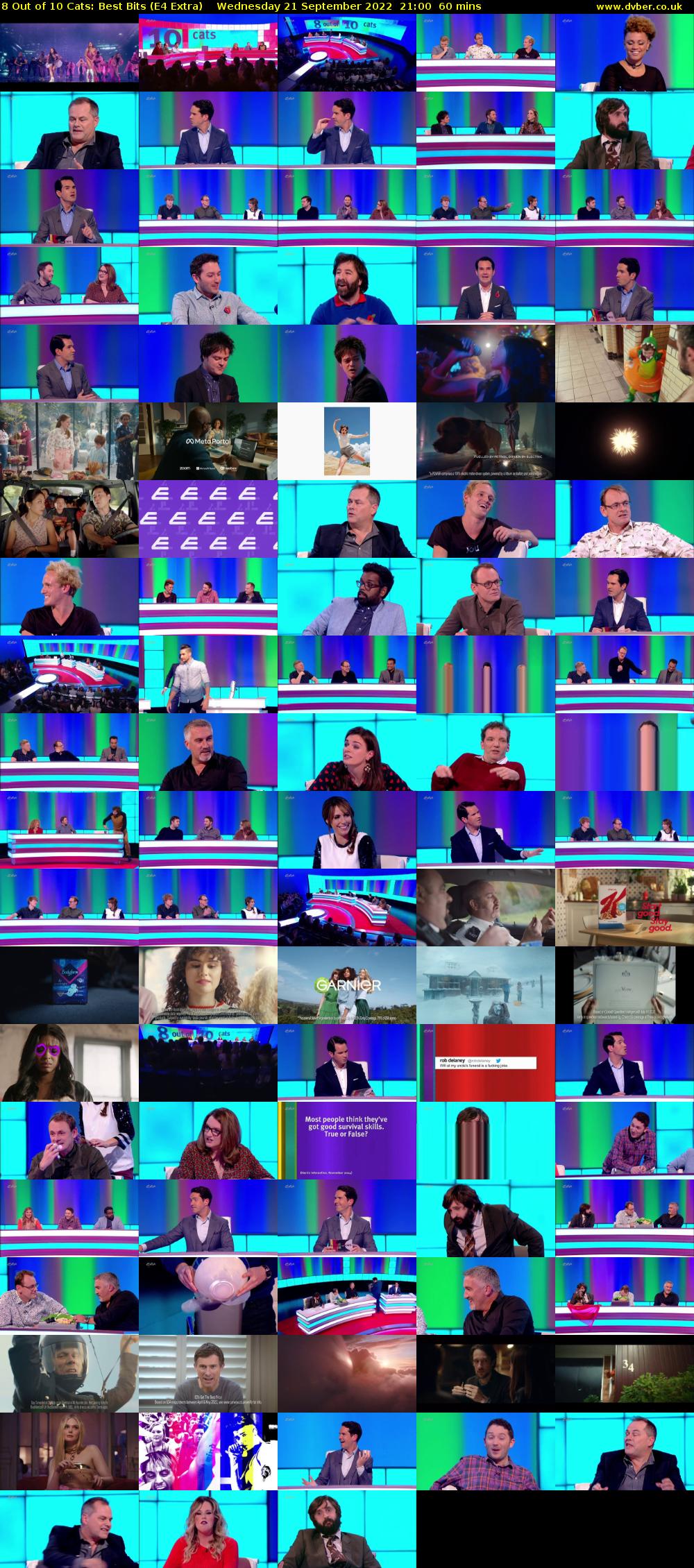 8 Out of 10 Cats: Best Bits (E4 Extra) Wednesday 21 September 2022 21:00 - 22:00