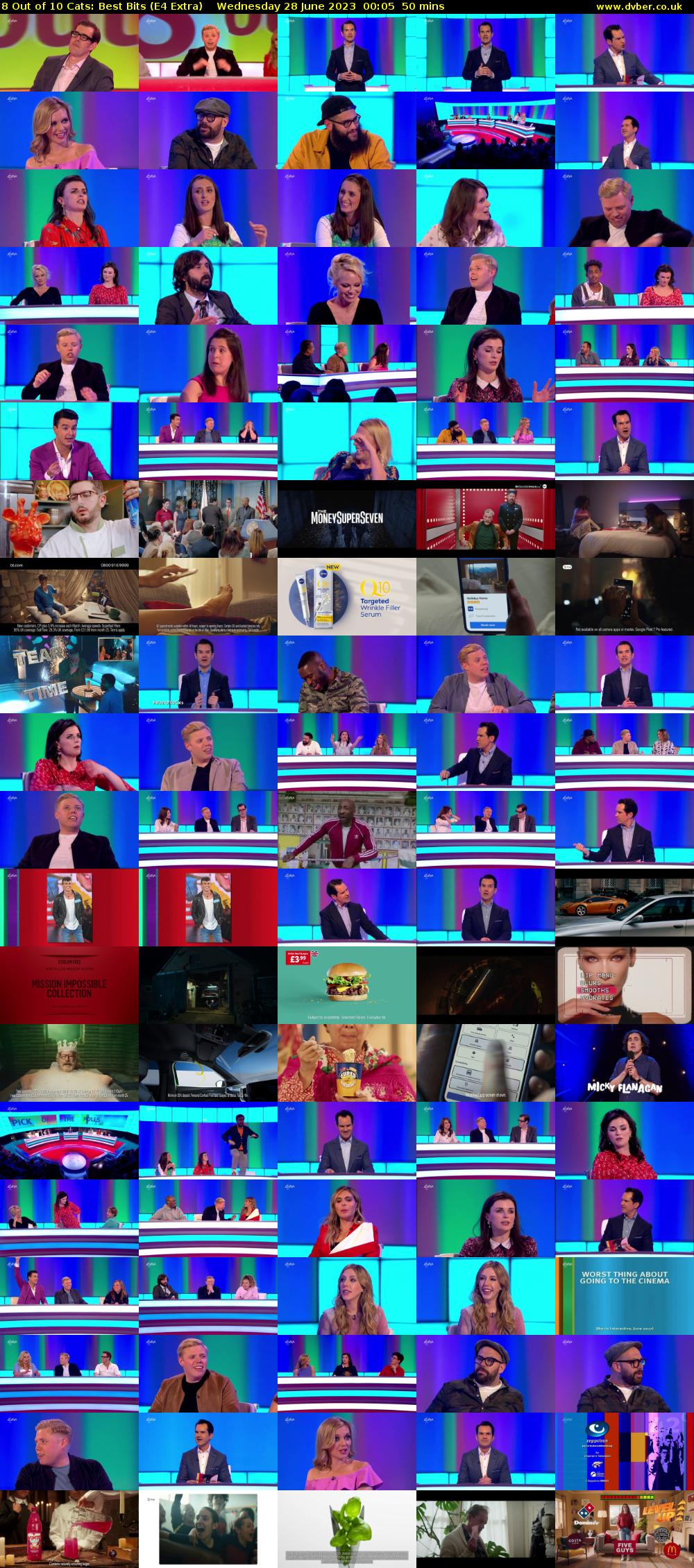 8 Out of 10 Cats: Best Bits (E4 Extra) Wednesday 28 June 2023 00:05 - 00:55