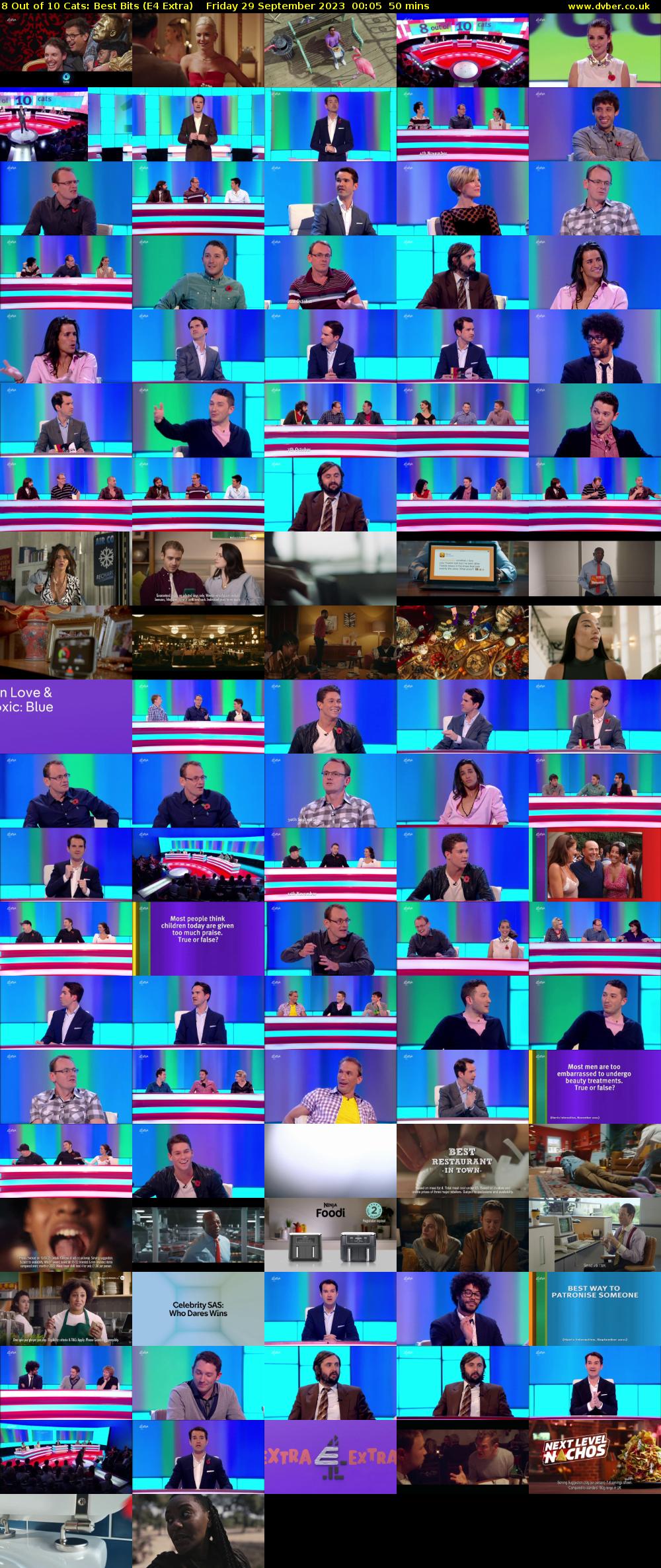 8 Out of 10 Cats: Best Bits (E4 Extra) Friday 29 September 2023 00:05 - 00:55