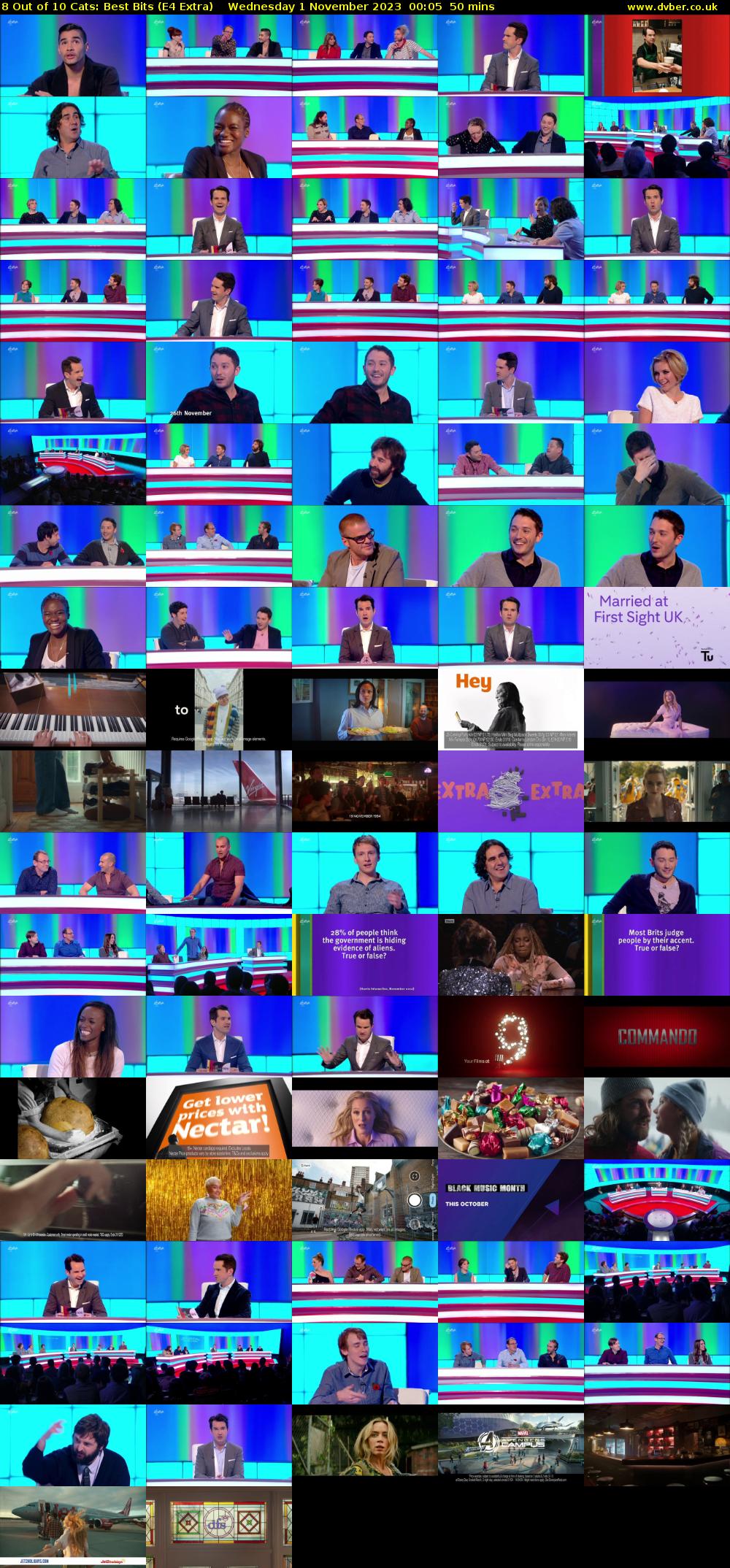 8 Out of 10 Cats: Best Bits (E4 Extra) Wednesday 1 November 2023 00:05 - 00:55