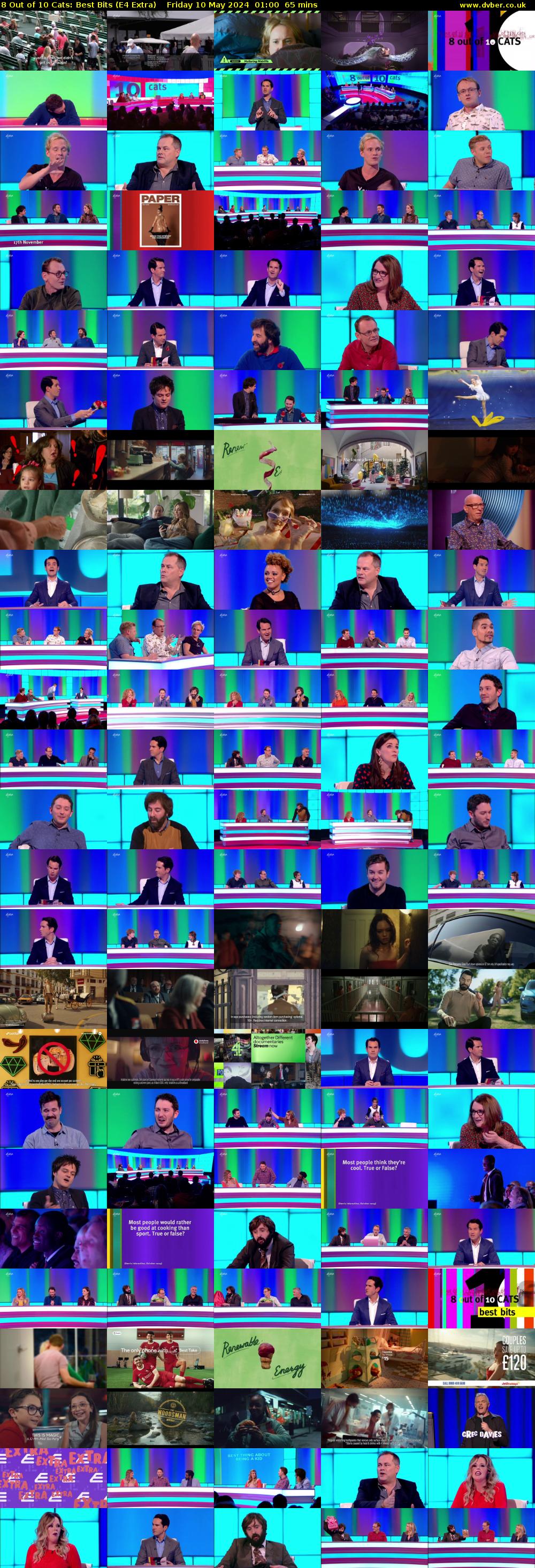8 Out of 10 Cats: Best Bits (E4 Extra) Friday 10 May 2024 01:00 - 02:05