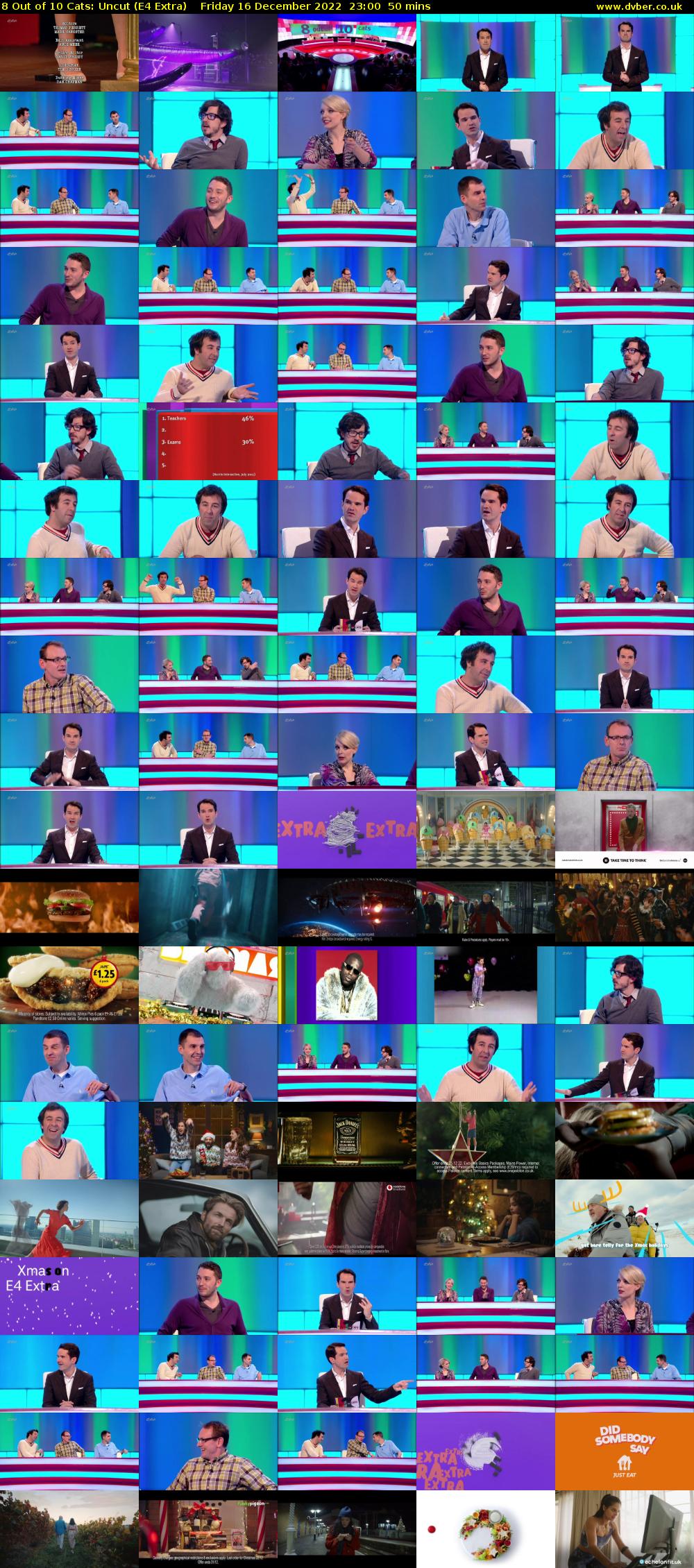 8 Out of 10 Cats: Uncut (E4 Extra) Friday 16 December 2022 23:00 - 23:50