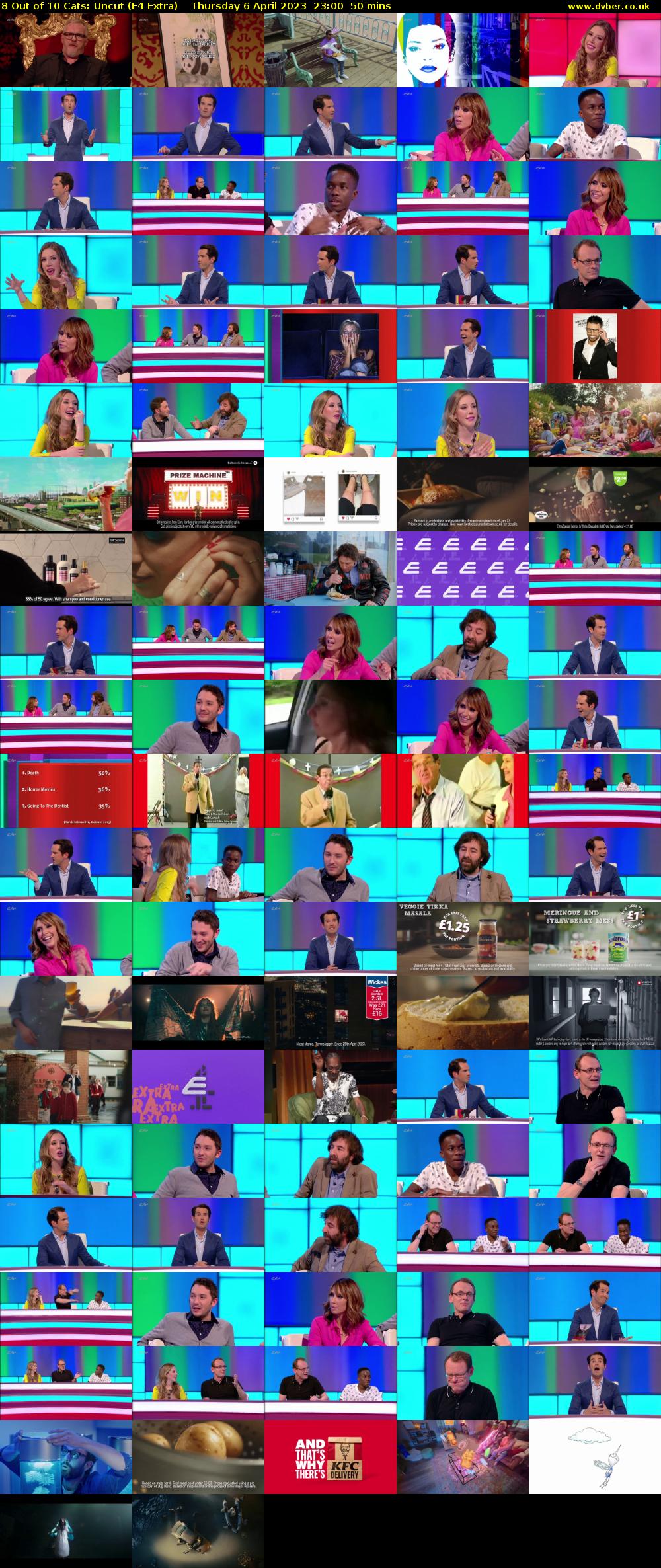 8 Out of 10 Cats: Uncut (E4 Extra) Thursday 6 April 2023 23:00 - 23:50